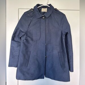 ZARA - Girls Navy Trench Coat 13-14